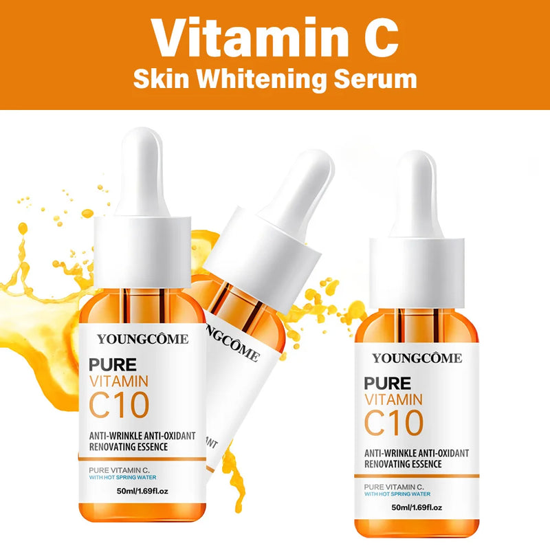 Sérum Facial Vitamina C - Clareador, Hidratante e Reparador